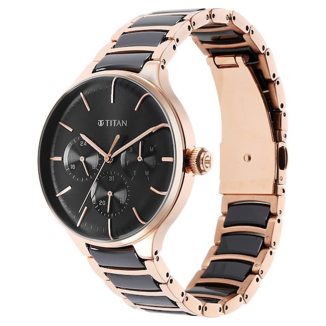 TITAN Fusion Ceramic Anthracite Multifunction Watch