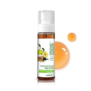 Organic Harvest Brightening Face Cleanser toner face serum