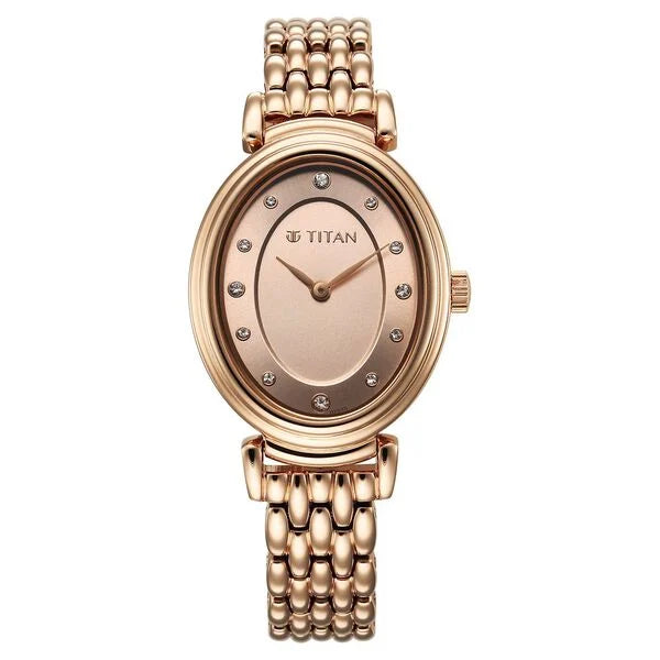 a women's watch with diamonds on the dial