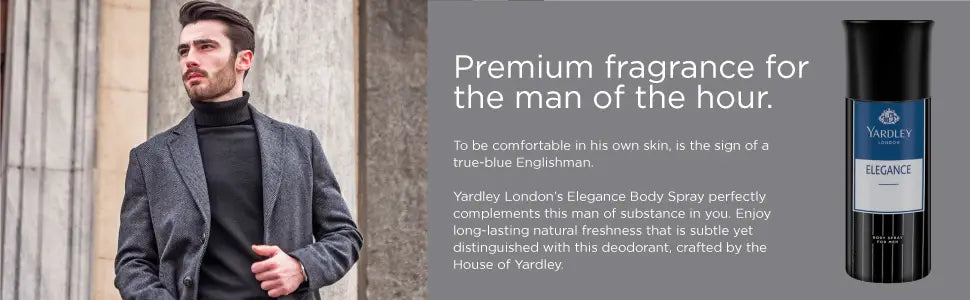 Yardley London Elegance Deodorant Body Spray - Long Lasting