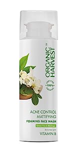 Organic Harvest Youthful Glow Foaming Face Wash 100g Vitamin