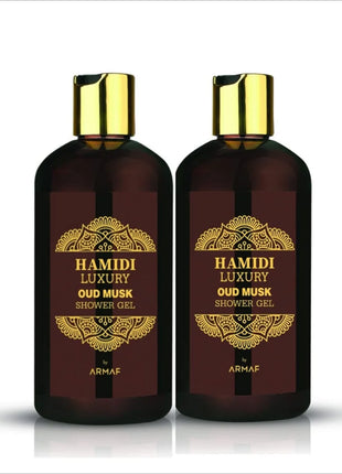 Hamidi Luxury Oud Musk Shower Gel by armaf - pack of 2 -