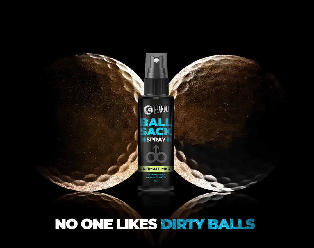 Beardo Ball Sack Spray - For Fresh & Dry Balls pack of 2