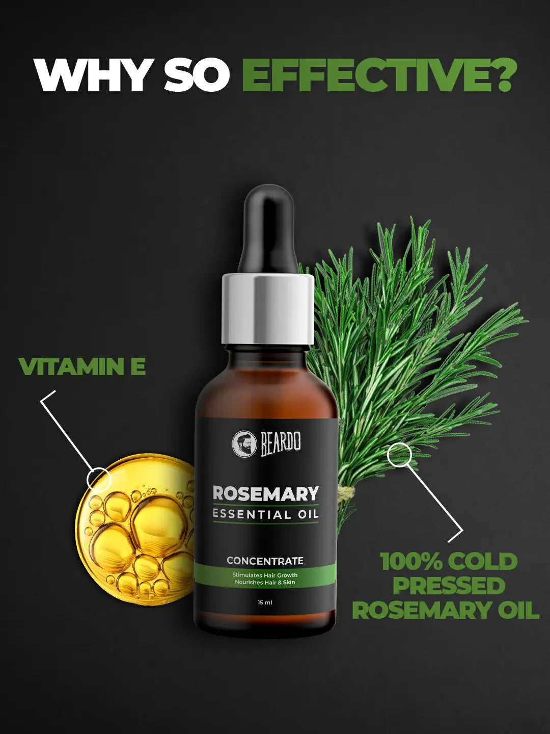 Beardo Rosemary Essential Oil pack of 2