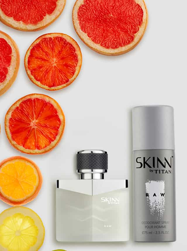 Skinn By Titan Raw Coffret for Men - Fragrance Gift Set