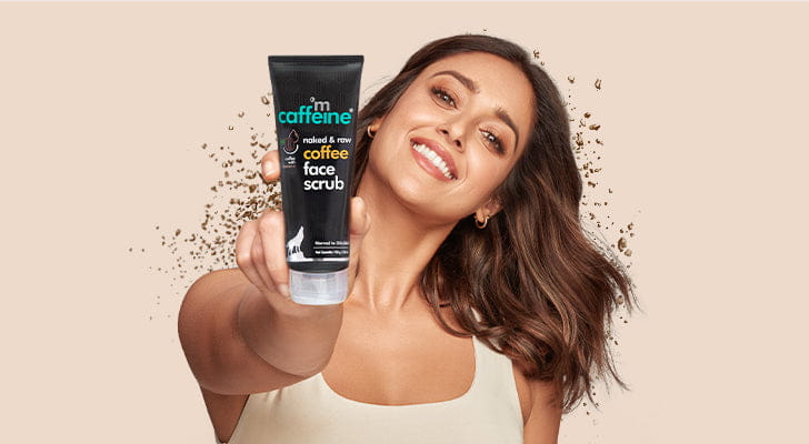 M Caffeine Coffee Face Scrub with Walnut - Fresh & Glowing