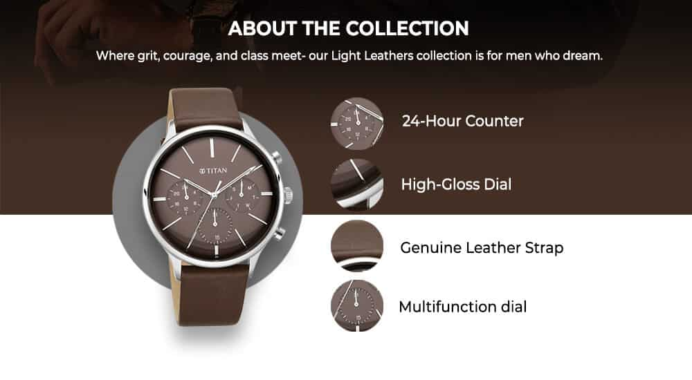 TITAN Light Leathers Watch