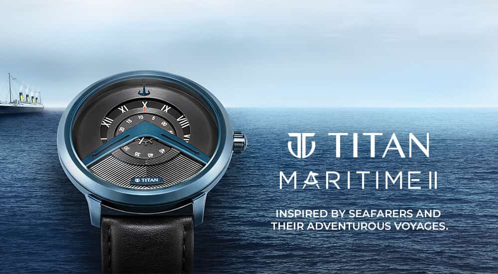 TITAN Maritime Watch with Anthracite Dial & Stainless Steel