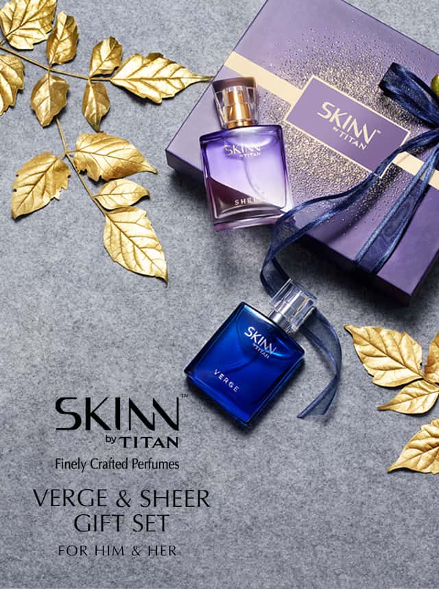 Buy SKINN Nude and Steele Perfume Gift Set for Men and Women | Shoppers Stop