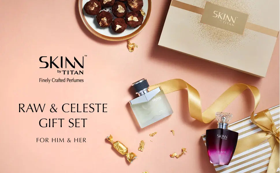 Feel the festive buzz with a spray of fragrances from SKINN by Titan