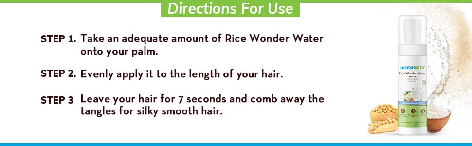 Mamaearth Rice Wonder Water Hair Serum 100 ml