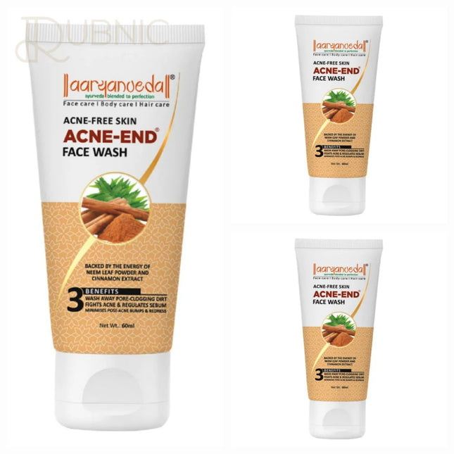 AARYANVEDA Acne-End Face Wash PACK OF 3 - face wash