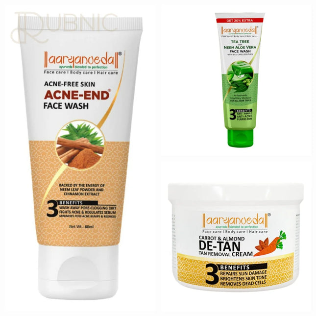 Acne-End Face Wash & Tea Tree With Neem Aloevera Facewash &