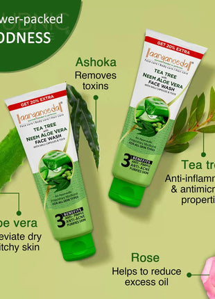 AARYANVEDA BLEACH FACE WASH COMBO - bleach