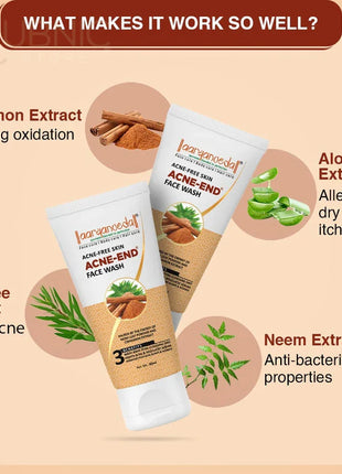 AARYANVEDA BLEACH FACE WASH COMBO - bleach