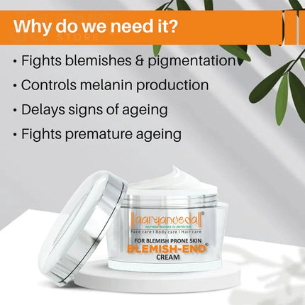 AARYANVEDA Blemish-End Cream For Blemish Prone Skin - 50ml -