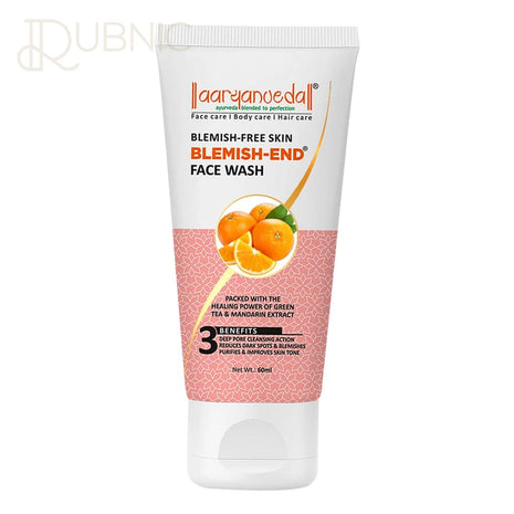 AARYANVEDA Blemish-End Face Wash With Green Tea & Mandarin