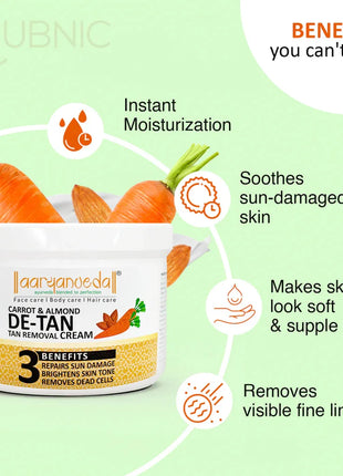 Carrot & Almond De-Tan Massage Cream and Blemish-End Face