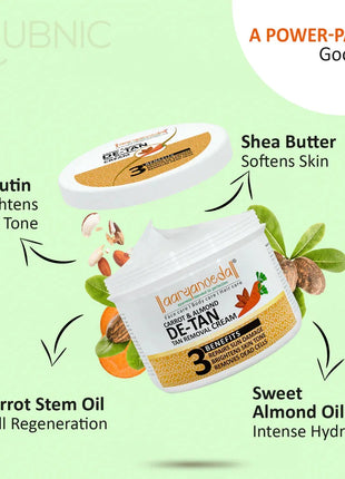 Carrot & Almond De-Tan Massage Cream and Blemish-End Face