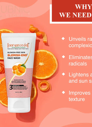 Carrot & Almond De-Tan Massage Cream and Blemish-End Face