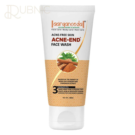 AARYANVEDA Tanend De-Tan Bleach Cream & Acne-End Face Wash &