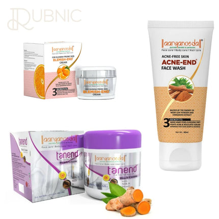 AARYANVEDA Tanend De-Tan Bleach Cream & Blemish-End Cream &