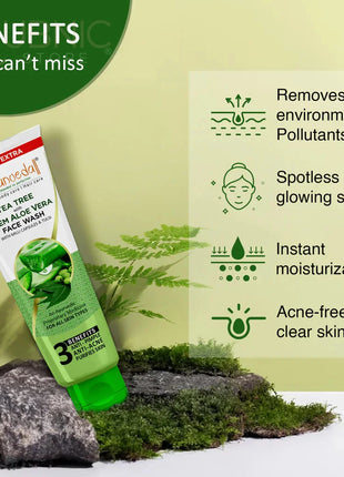 AARYANVEDA Tanend De-Tan Bleach Cream & Tea Tree With Neem