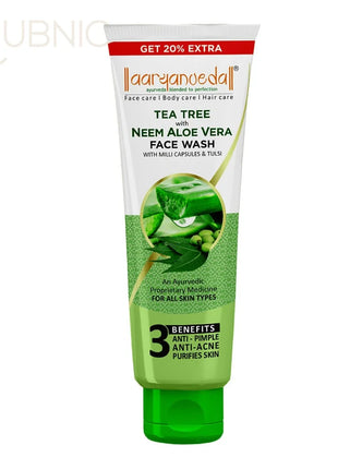 AARYANVEDA Tea Tree With Neem Aloevera Facewash &