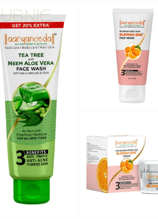 AARYANVEDA Tea Tree With Neem Aloevera Facewash &