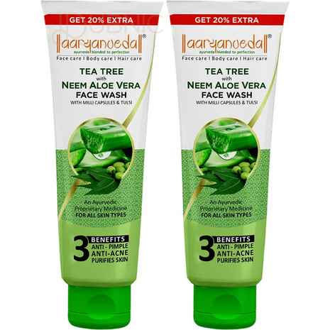 Tea Tree With Neem Aloevera Facewash With Millicapsules &