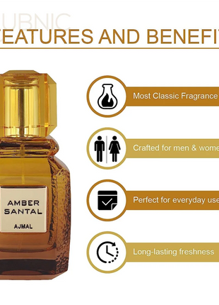 Ajmal Amber Santal perfume 100 ml - PERFUME