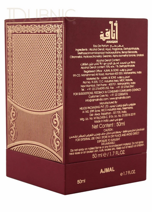 Ajmal Anaqah perfume 50 ml - PERFUME