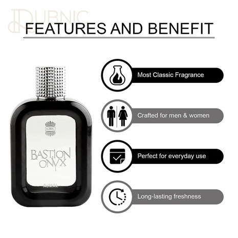 Ajmal Bastion Onyx Perfume 100ML - PERFUME