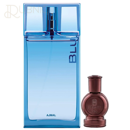 Ajmal Blu EDP Perfume 90ml + Tempest Concentrated Perfume -