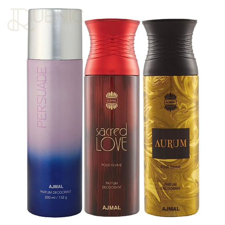 Ajmal Deodorant 200ML Combo pack of 3 - BODY SPRAY