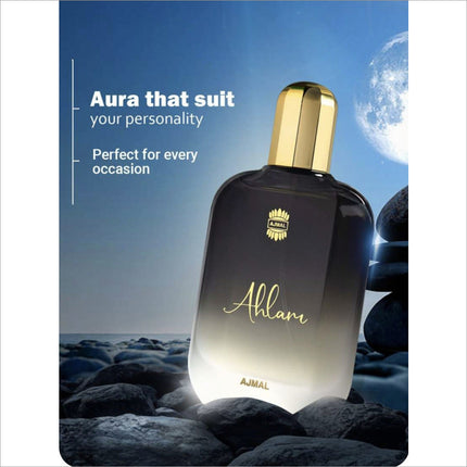 Ajmal Men Ahlam Long Lasting Eau De Parfum - 100ml - perfume