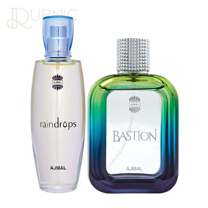 Ajmal Raindrops EDP Floral Chypre Perfume 50ml + Bastion EDP