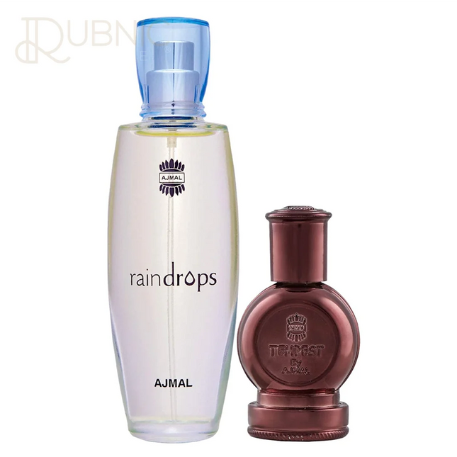 Ajmal Raindrops EDP Perfume 50ml + Tempest Concentrated