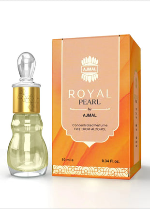 a bottle of royal perfume next to a box