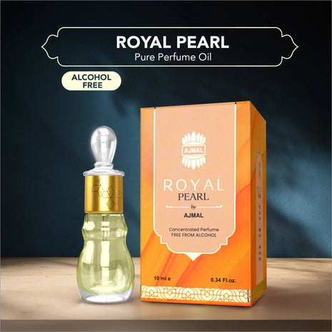 a bottle of royal perfume next to a box