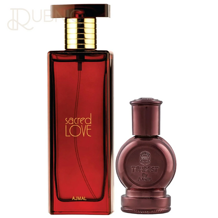 Ajmal Sacred Love EDP + Tempest Concentrated Perfume -
