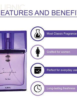 Ajmal Sacrifice for HER EDP + Tempest Concentrated Perfume -