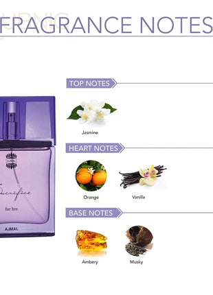 Ajmal Sacrifice for HER EDP + Tempest Concentrated Perfume -