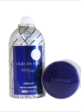 a bottle of armaf deodorant next to a container of deod