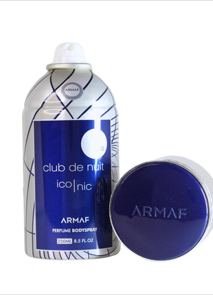 a bottle of armaf deodorant next to a container of deod