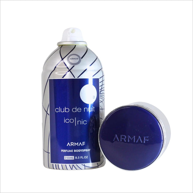 a bottle of armaf deodorant next to a container of deod
