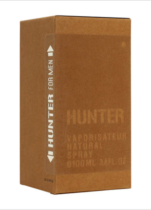 a brown box with the words hunter on it