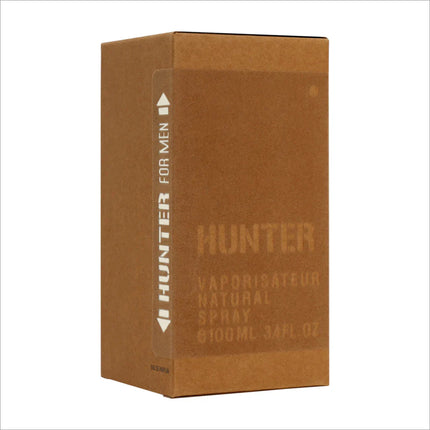 a brown box with the words hunter on it