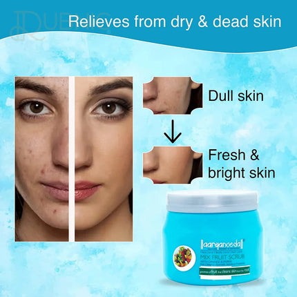 Aryanveda Mix Fruit Face Scrub & 2 PIS Acne-End Face Wash -