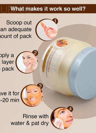 Aryanveda Papaya Pumpkin Face Pack & Carrot & Almond Massage